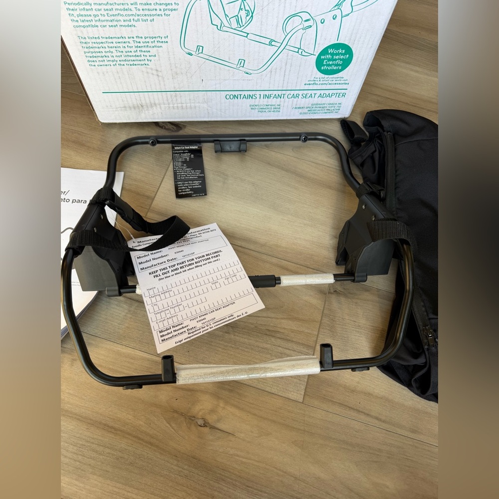 Evenflo Pivot Xpand Adapter for Perego Infant Car Seats, Graco, Chicco, and Peg - Picture 2 of 13